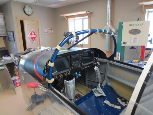 Canopy bow spacers installed