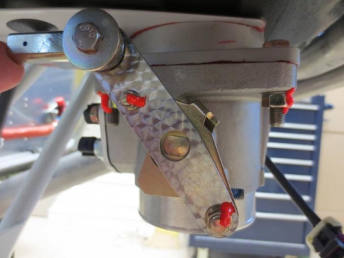 New bracket and all bolts torqued