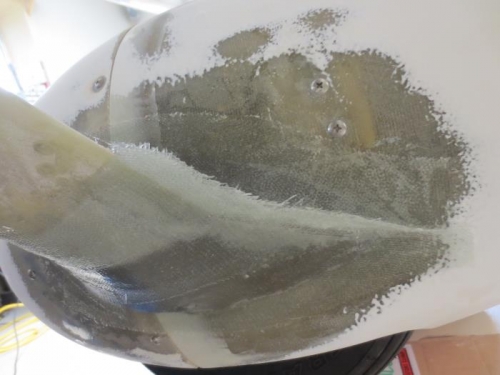 Another layer of fiberglass 2