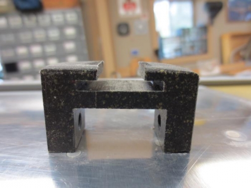 Shaping canopy slide block