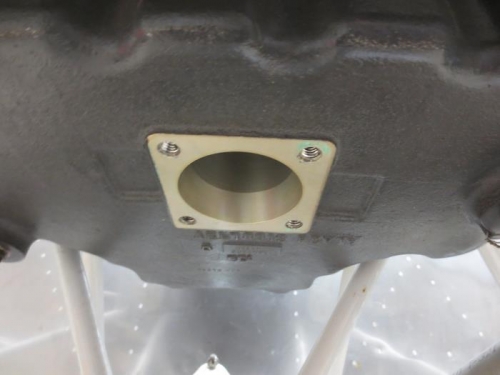 Removed studs from intake