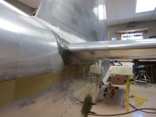 Yvonne continuing on the fairing