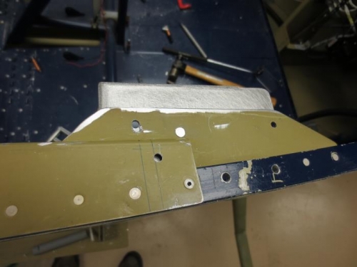 Excess material removed