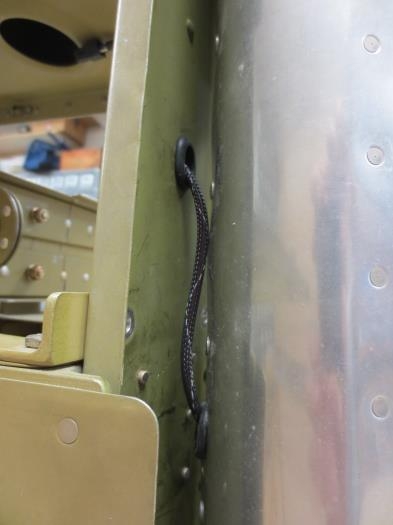 Rear nav light between vertical stab and rudder