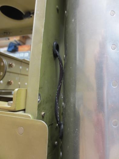 Rear nav light between vertical stab and rudder