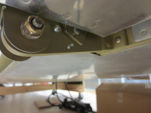 Small holes for safety wire