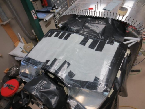 Ready to glass the top plenum