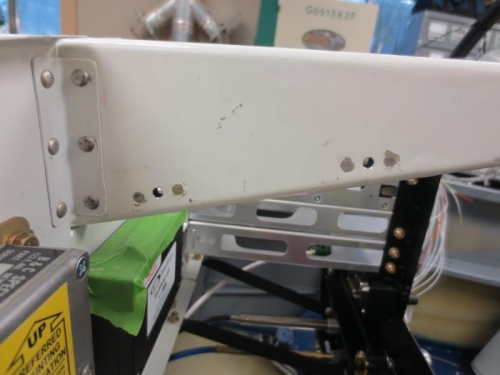 Primary backup HDX battery nutplates