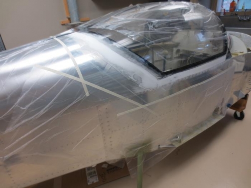 Masking off aircraft