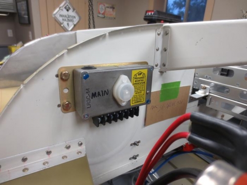 Main alternator voltage reg installed
