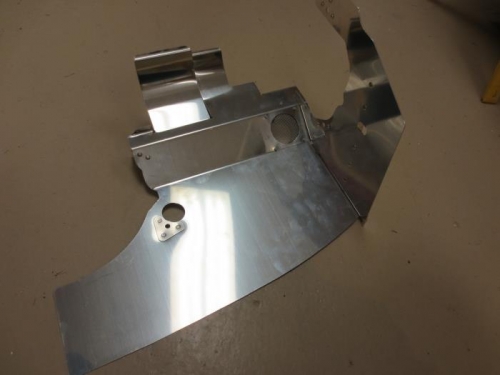 Engine baffle cylinder 3 inside view