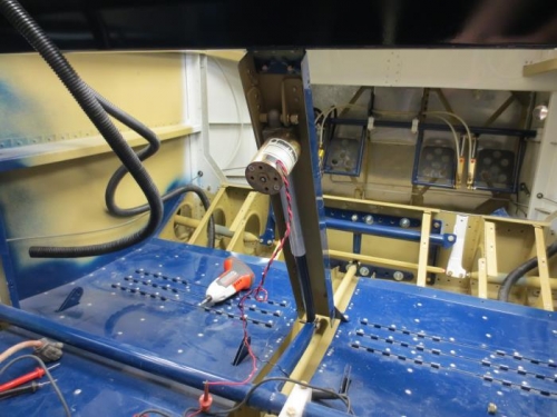 Flap Motor Installed