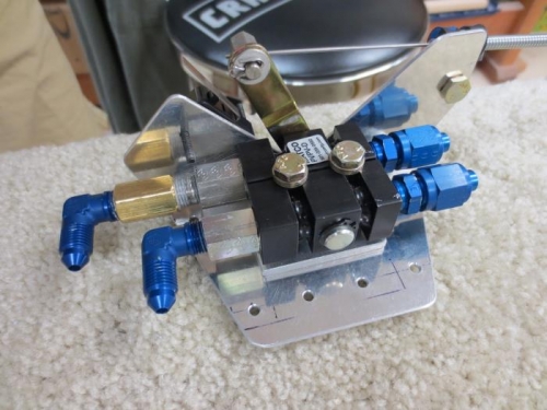 Parking brake front side