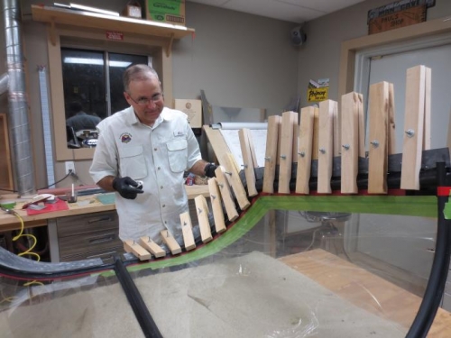 Finished clamping copilot side