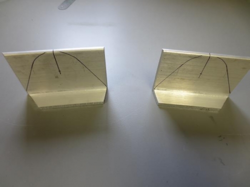 Laying out wing attach bracket