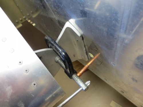 Fitting up to fuselage