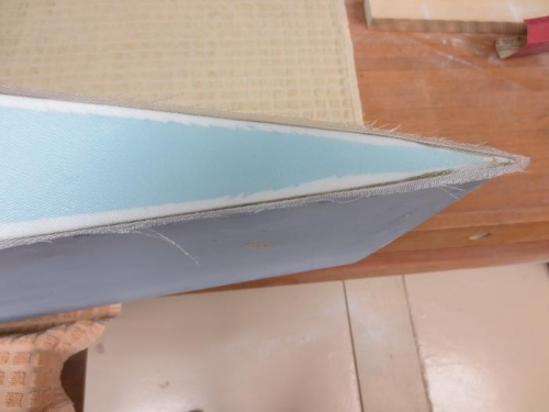 Left wing tip glassed