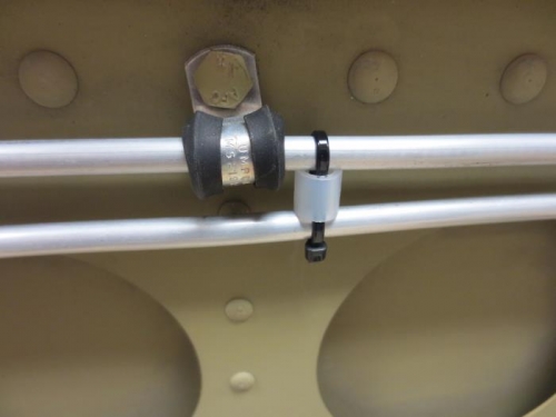 Standoffs for the AOA tubing