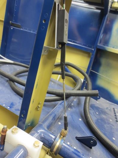 Flap postion sensor repositioned