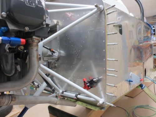 Good clearance around fuel regulator