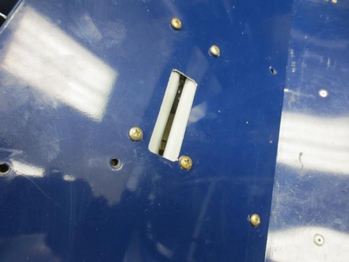 Closeup of pilots side