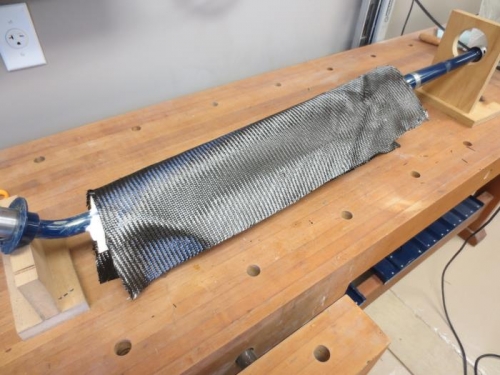 Carbon fiber cut and ready for expoxy