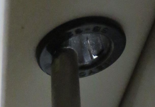 Rudder cable does not catch