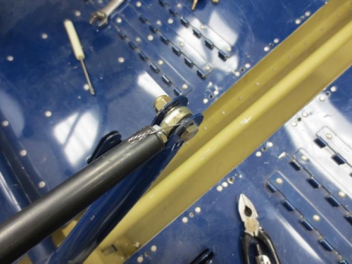 Safety wire installed