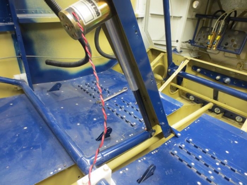 Flap motor installed