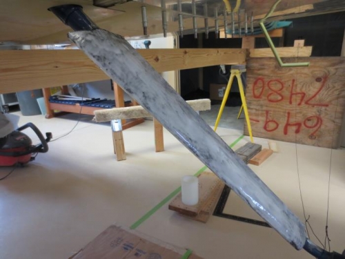 Layed up epoxy and microballons