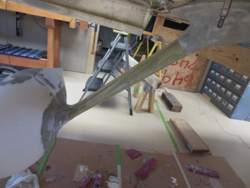 Right gear leg finished 1