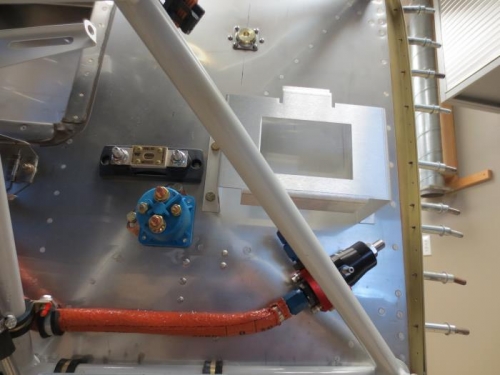 Installed starter soleniod and fuse left side