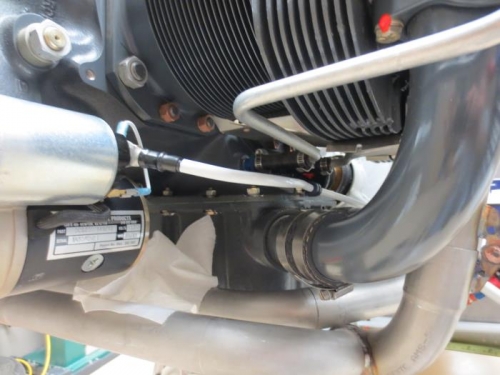 Installed starter wire