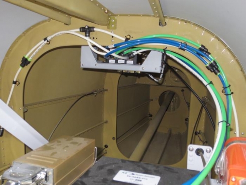 Overall view of back of empennage