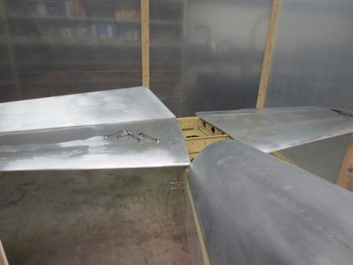 Horizontal stabilizer on the plane