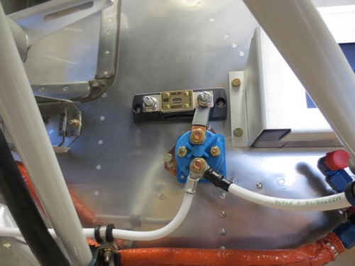 Left side starter contact wired