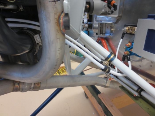 Starter and main alternator to firewall