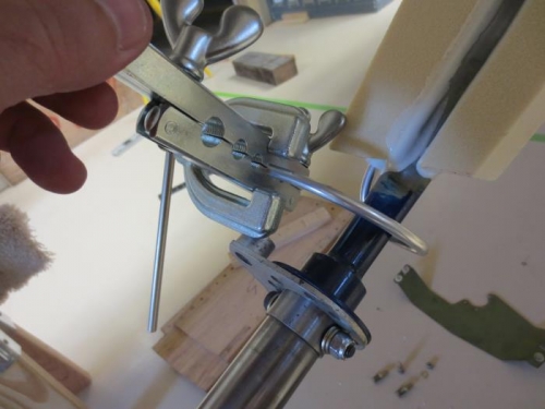 Flared the fitting without the nut and ferrel