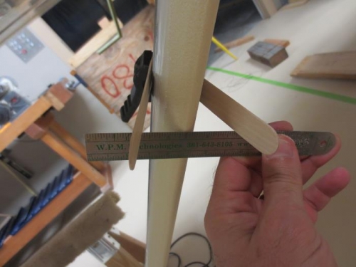 How I marked the leading edge