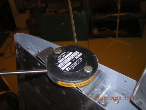 Antenna bolted in