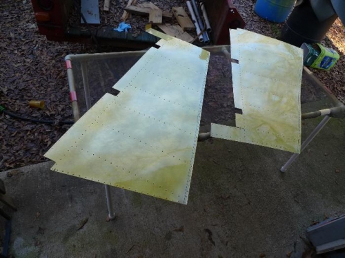 Rudder skins