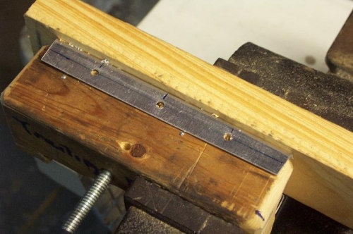 Rib flange hole jig
