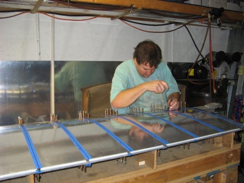 Drilling through to ribs