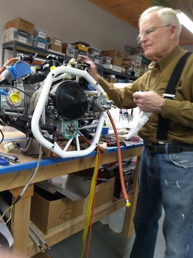 Mounting the engine to the ring