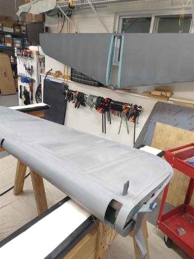 Rudder ready for more paint