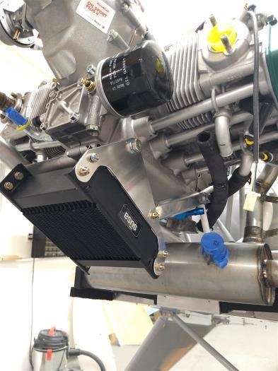 Oil cooler final test fit.