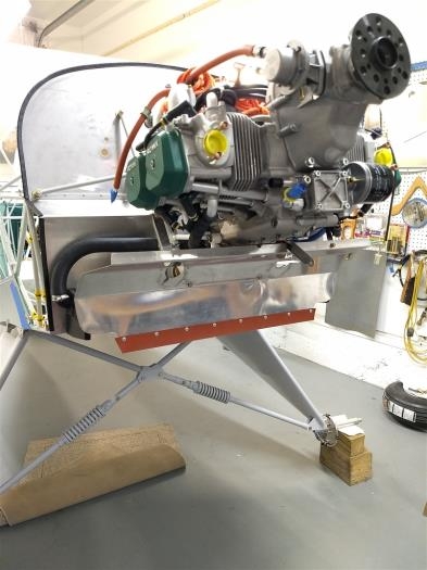 Baffle with gap seal in place