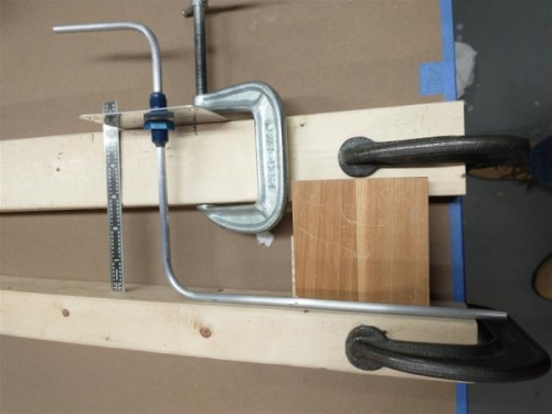 Jigged to shorten and epoxy in place