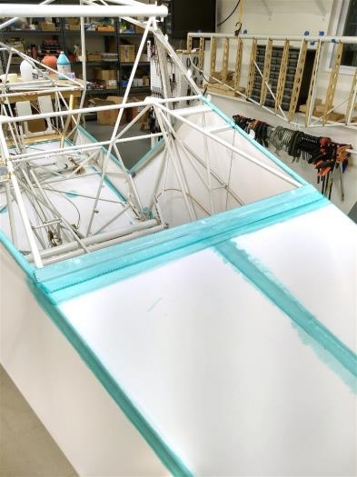 Turtledeck support installed