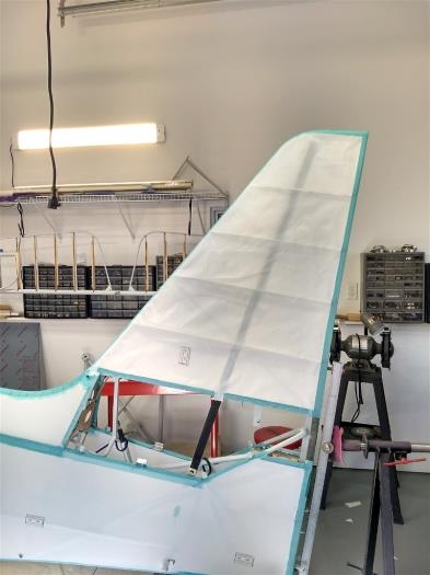 Installed fabric, pre-shrunk